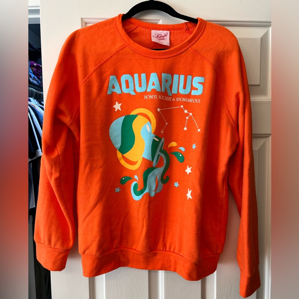 Midnight Rider Bold Orange Sweatshirt